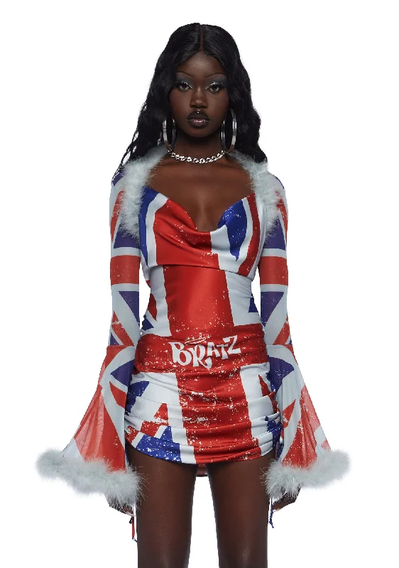 Cool Britannia Dress And Shrug Set