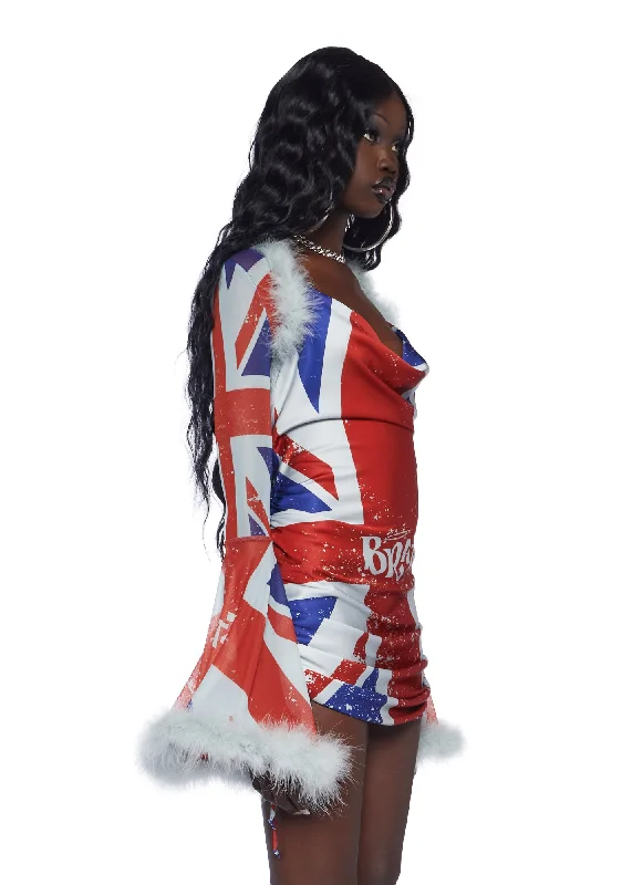 Cool Britannia Dress And Shrug Set