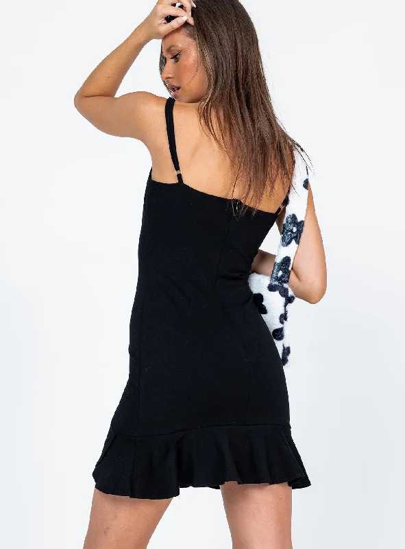 Kiribati Mini Dress Black