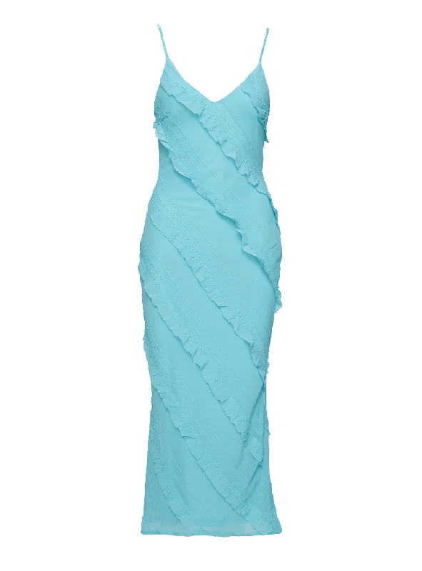 Lars Maxi Dress Turquoise