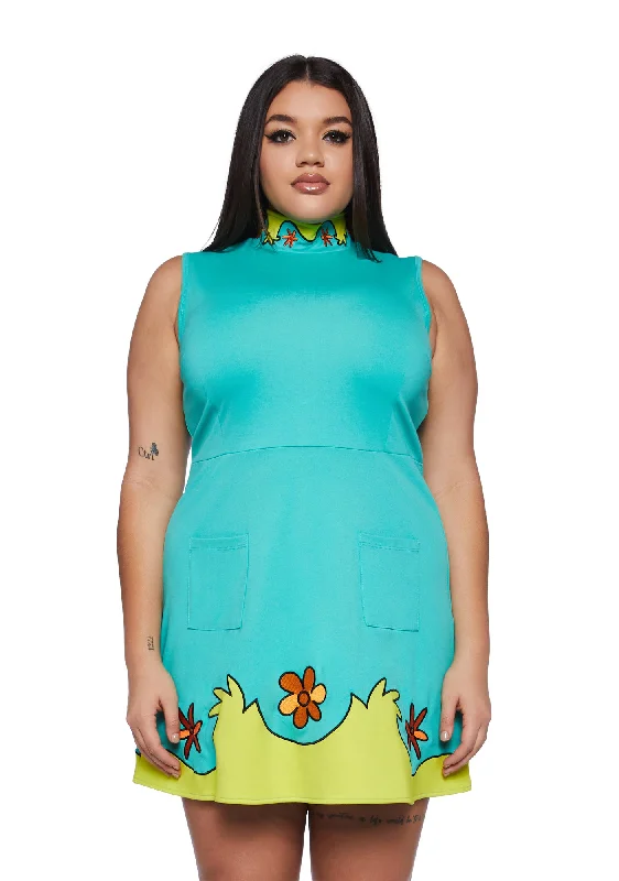 Plus Mystery Machine Mini Dress