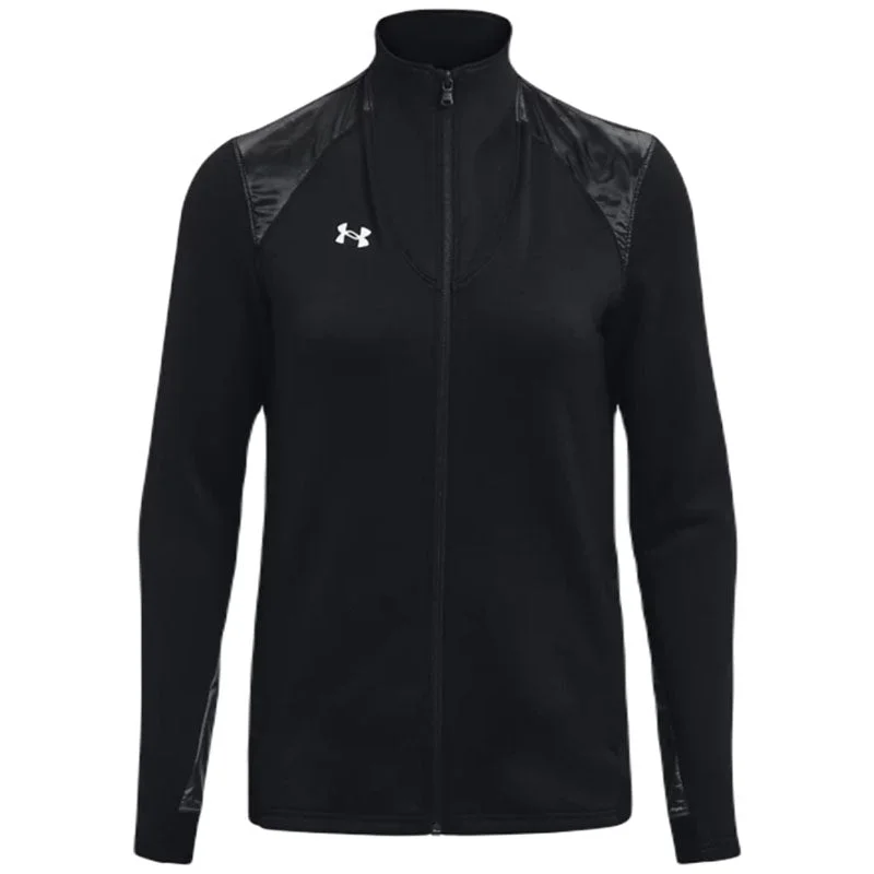 Under Armour Women's Black/White Command Warm-Up Full-Zip