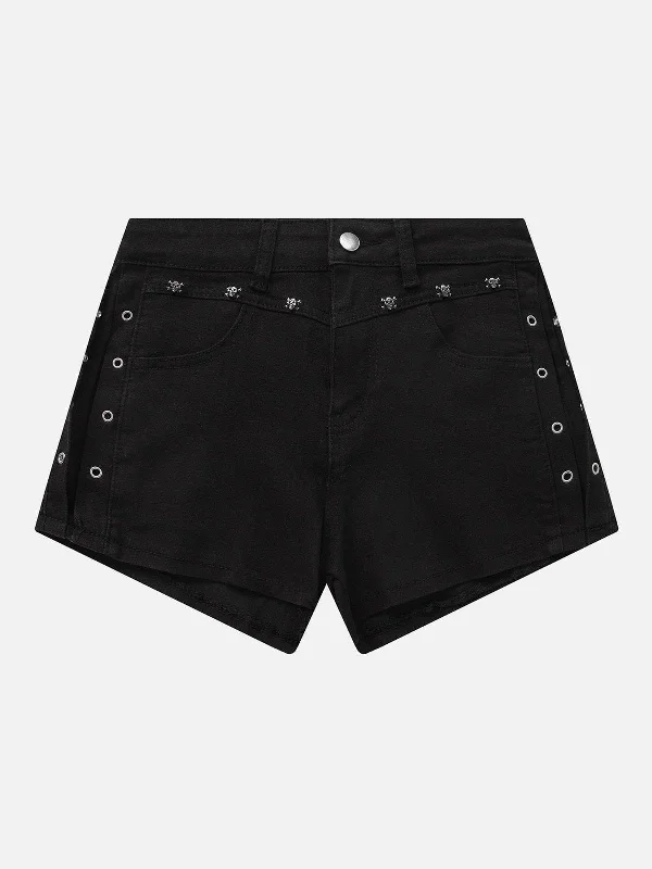 Aelfric Eden Skeleton Rivet Shorts