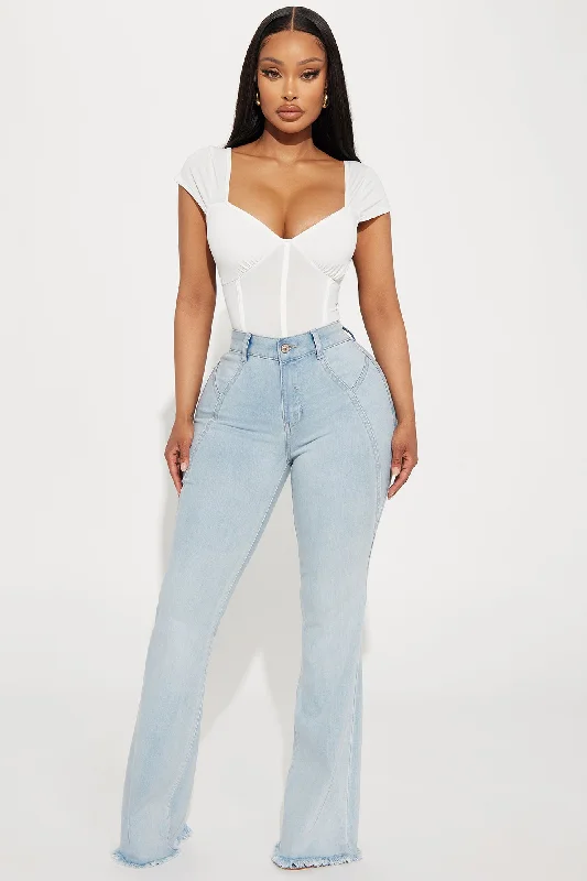 Catching Feelings For You Bodysuit - Ivory