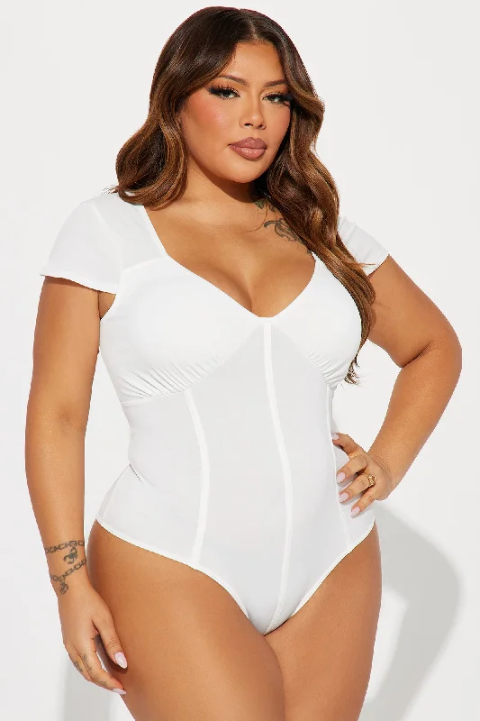 Catching Feelings For You Bodysuit - Ivory