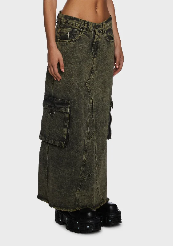 Enyo Denim Maxi Skirt