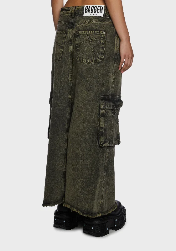 Enyo Denim Maxi Skirt