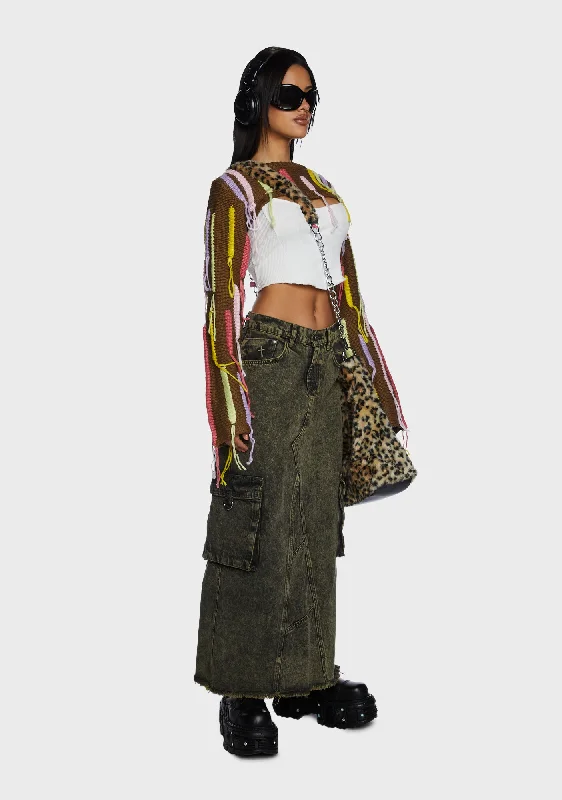 Enyo Denim Maxi Skirt