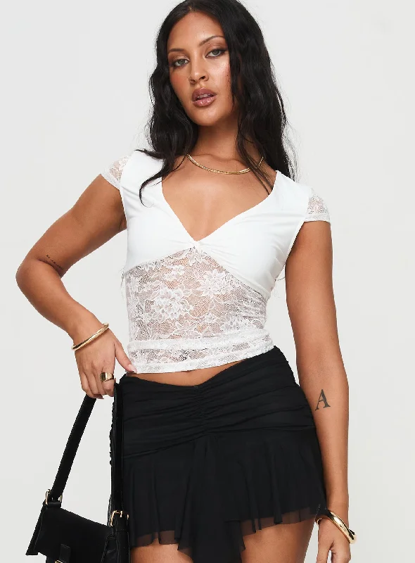 Eugenie Top White