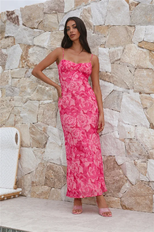 Feeling Loved Maxi Dress Pink