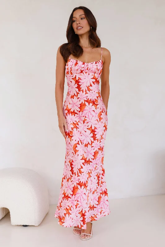 Irresistible Allure Maxi Dress Orange