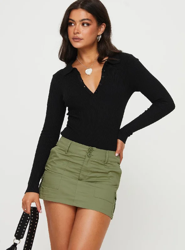 Jameson Mini Skirt Green