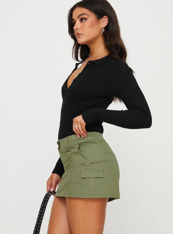 Jameson Mini Skirt Green