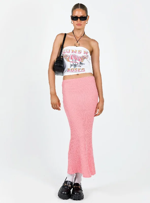 Jaynee Maxi Skirt Pink