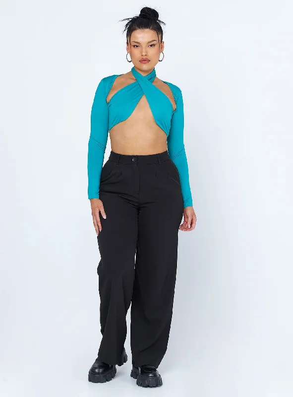 Keri Long Sleeve Top Teal