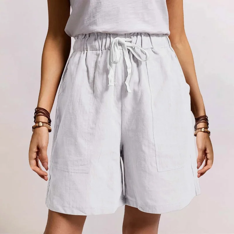 Loose Lace-Up Dailywear Shorts