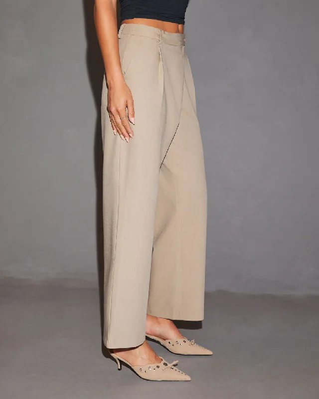 Marisol Criss Cross Straight Leg Trouser