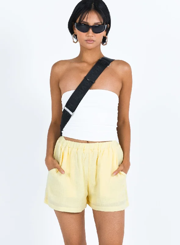 Mateo Shorts Lemon