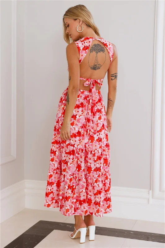 Mixing Love Maxi Dress Pink