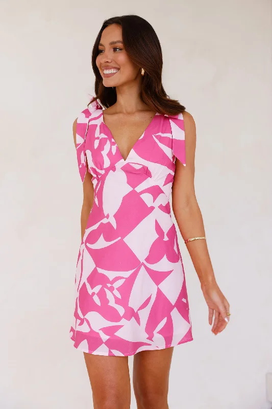 Mood For Love Mini Dress Pink