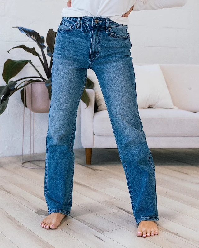 KanCan Kathleen Non Distressed Straight Jeans