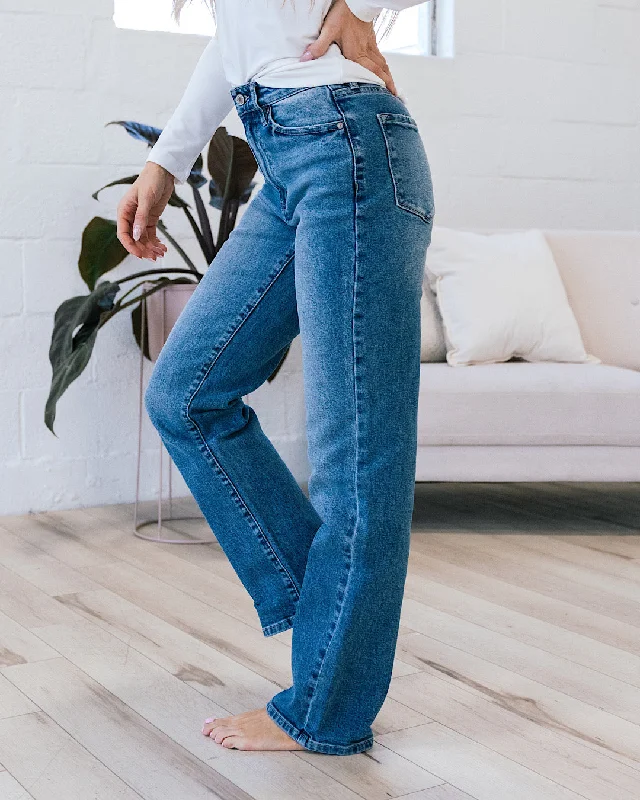 KanCan Kathleen Non Distressed Straight Jeans