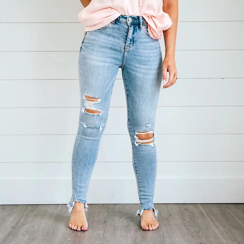 Lovervet Wonder About You Distressed Skinny Jeans FINAL SALE