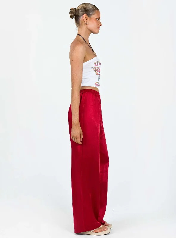 Nixie Pants Red