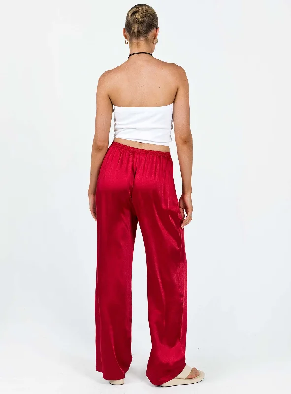 Nixie Pants Red