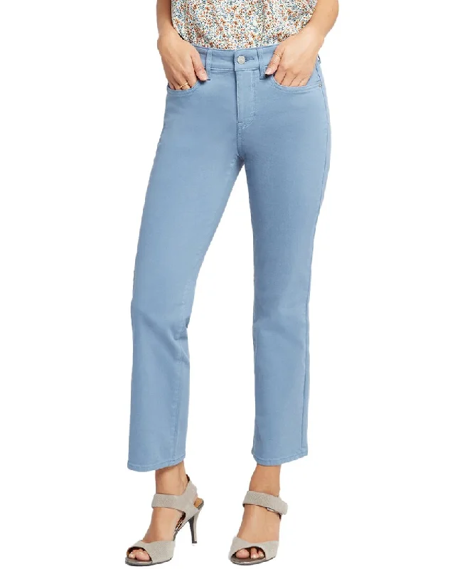 NYDJ Marilyn Blue Stone Straight Leg Jean