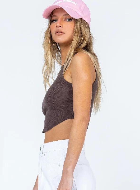 Organic Kallen Top Brown