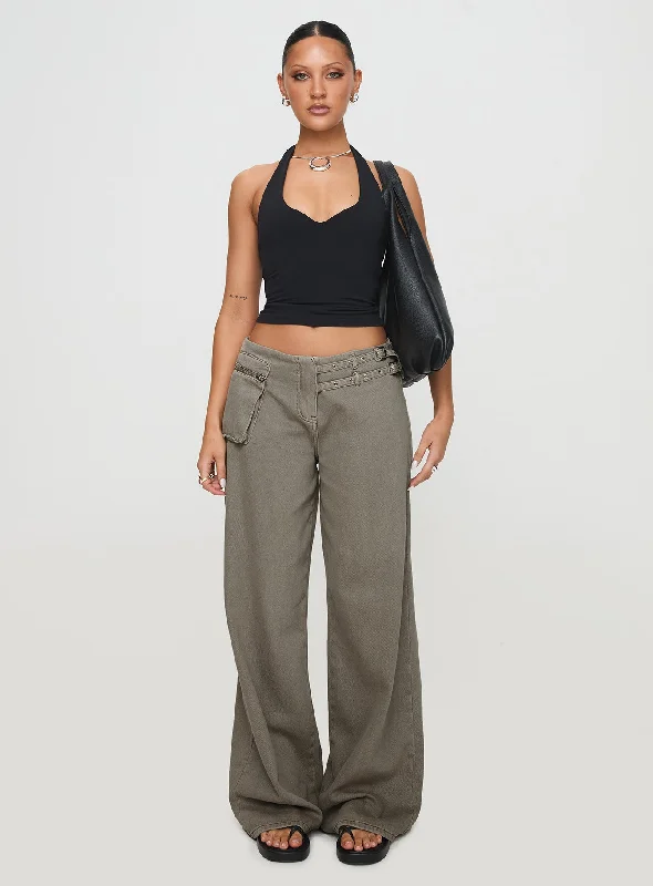 Paltrow Cargo Pant Washed Brown