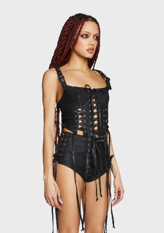 Poisoned Heart Corset Top