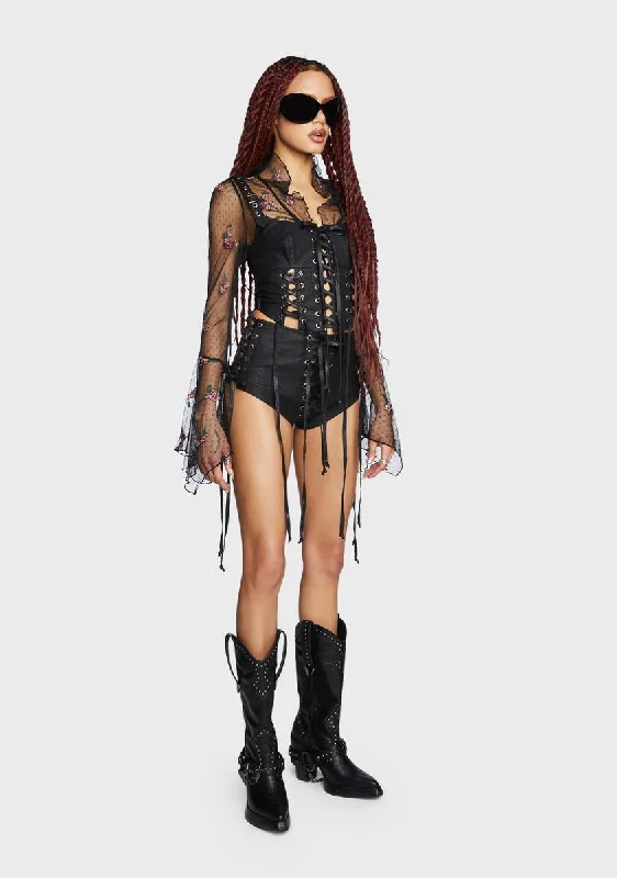 Poisoned Heart Corset Top