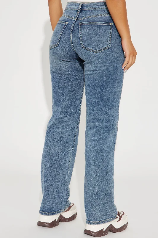 Reality Star Stretch Straight Leg Jeans - Vintage Wash