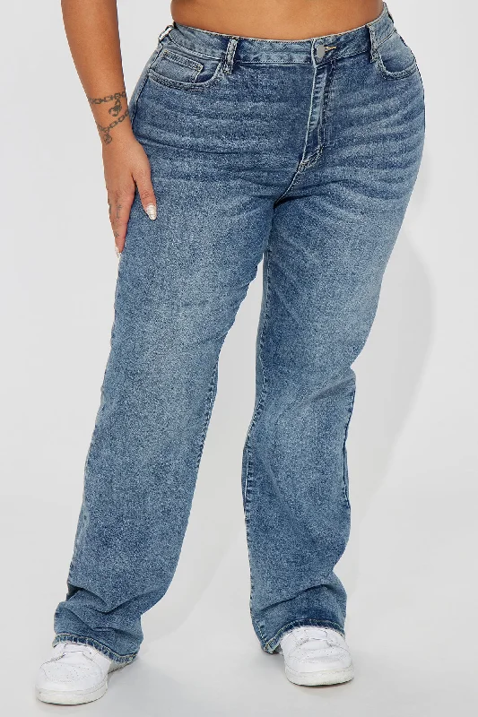 Reality Star Stretch Straight Leg Jeans - Vintage Wash