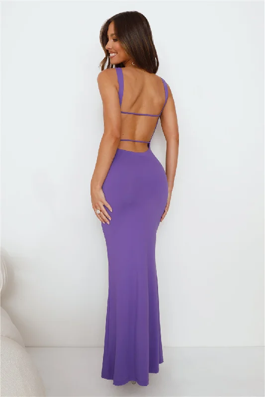 RUNAWAY Madoni Maxi Dress Purple