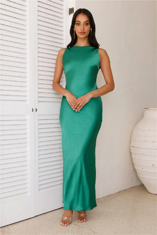 RUNAWAY Samsara Dress Emerald