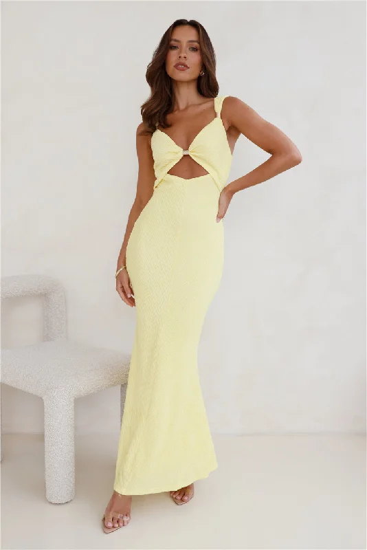 Seychelles Island Maxi Dress Yellow