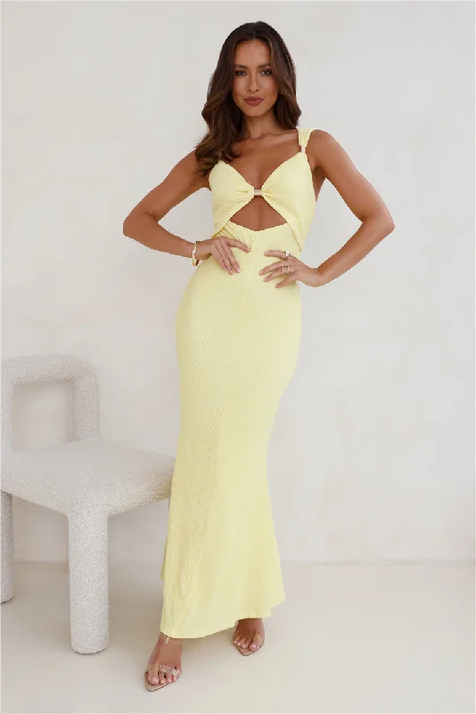 Seychelles Island Maxi Dress Yellow