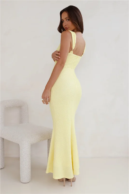 Seychelles Island Maxi Dress Yellow