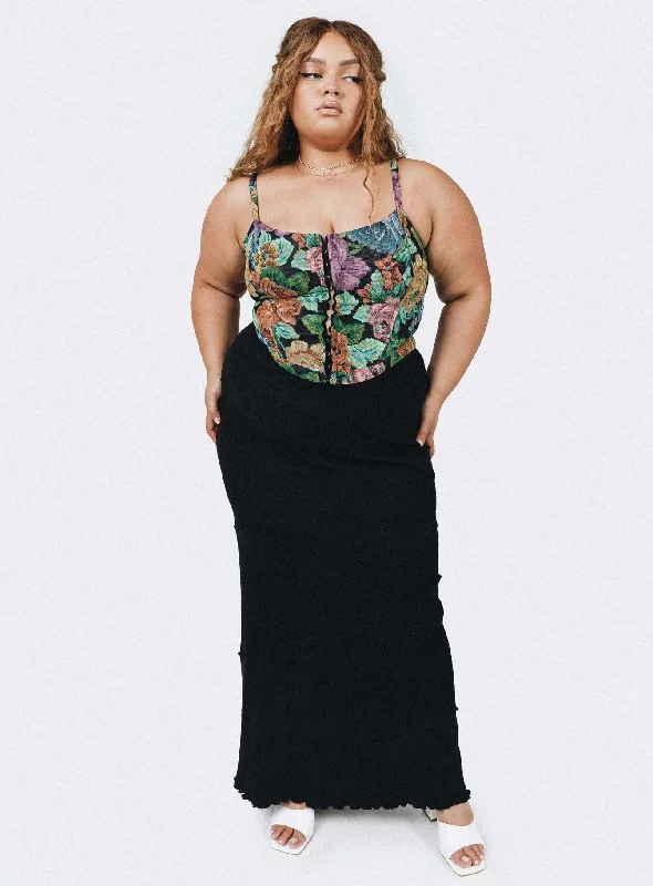 Tressie Corset Top Multi Curve