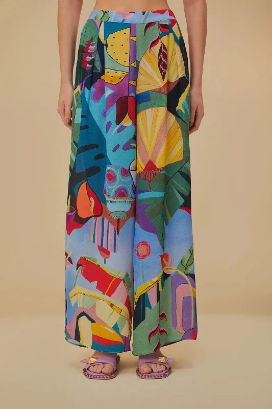 Tropical Scenario Multicolor Pants