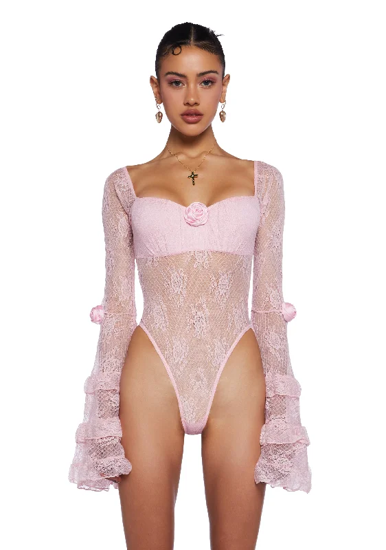 True Love Nonsense Lace Bodysuit