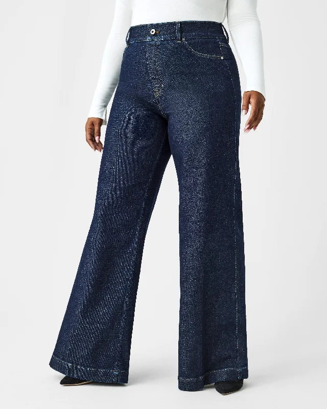 Wide Leg Jeans, Raw Indigo