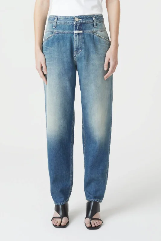 X-Lent Jean In Mid Blue