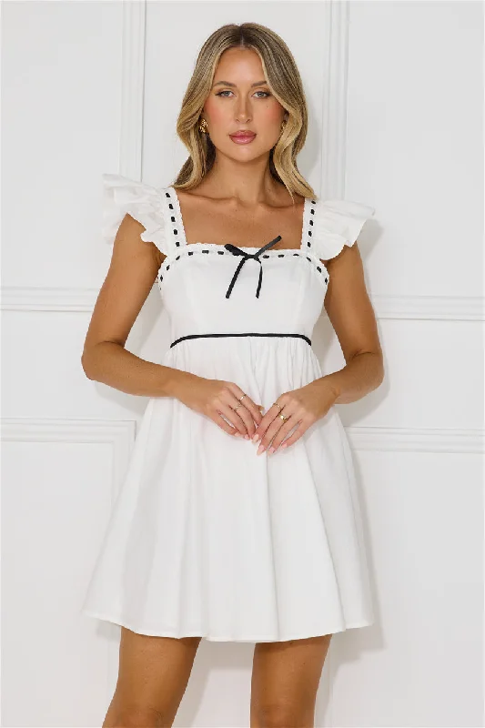 Zephyra Mini Dress White