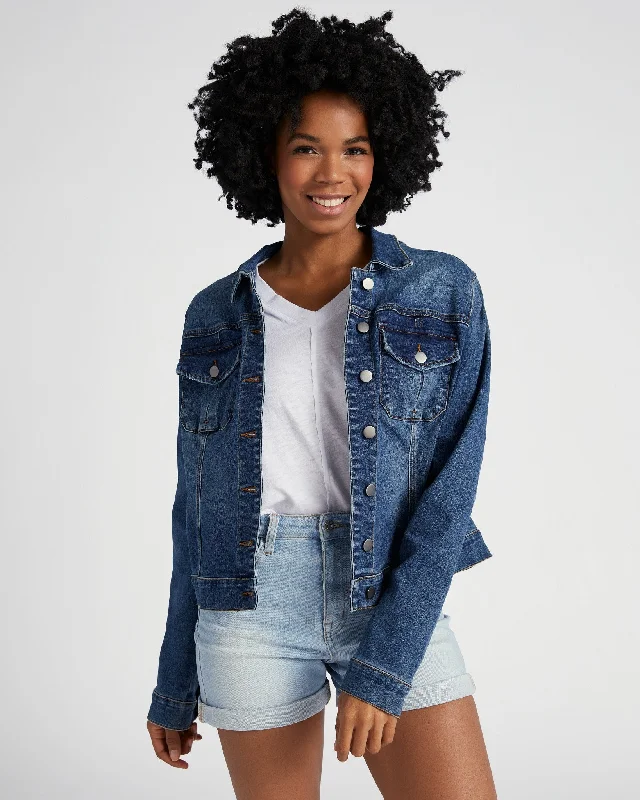 Amelia Repreve Denim Jacket