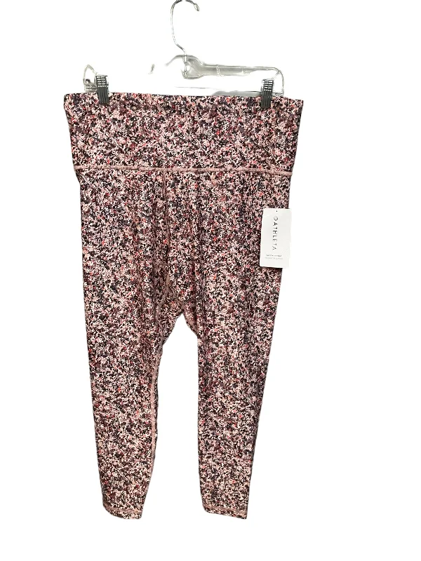 Athletic Capris By Athleta In Floral Print, Size: 1x