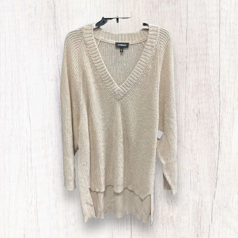 Beige Sweater Express, Size M